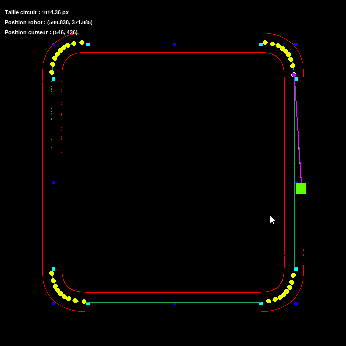 Car simulation on Pygame